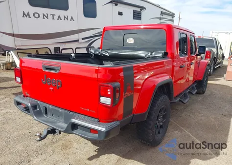 2025 Jeep Gladiator Texas Trail z USA, uszkodzony, nr VIN 1C6PJTAG9SL503611